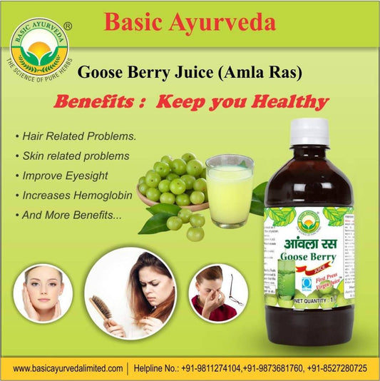 Basic Ayurveda Goose Berry Juice - 1 Liter
