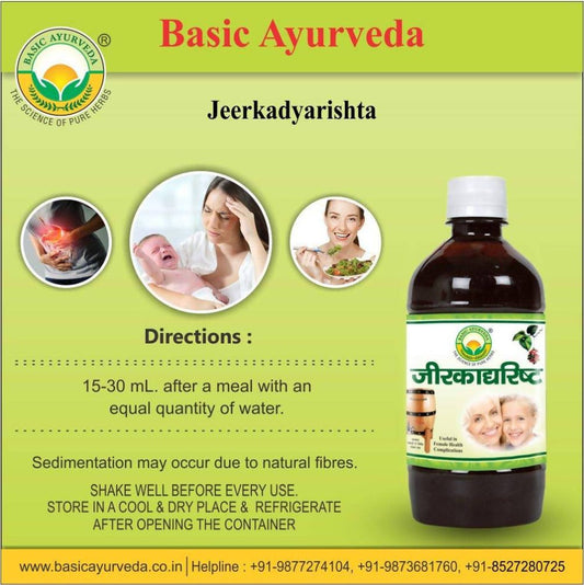 Basic Ayurveda Jeerkadyarishta - 450 ml