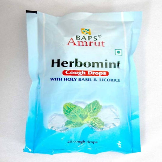 Baps Amrut Herbomint Cough Drops - 20 nos