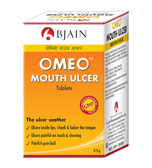 Bjain Homeopathy Omeo Mouth Ulcer Tablets