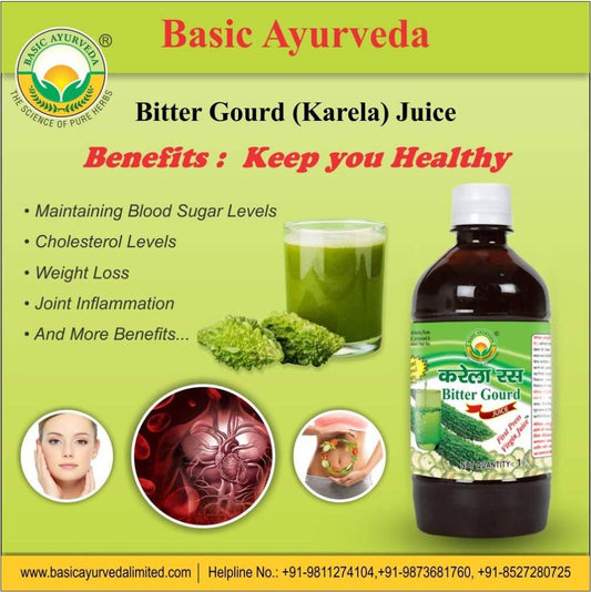 Basic Ayurveda Bitter Gourd Juice - 1 Liter