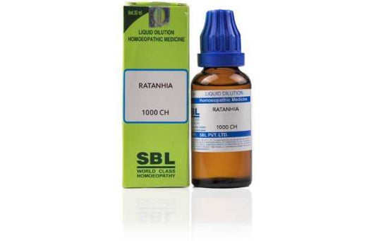 SBL Homeopathy Ratanhia Dilution