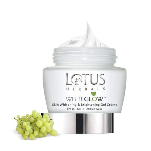 Lotus Herbals Whiteglow Brightening Gel Creme with SPF 25 – Lightweight & Hydrating