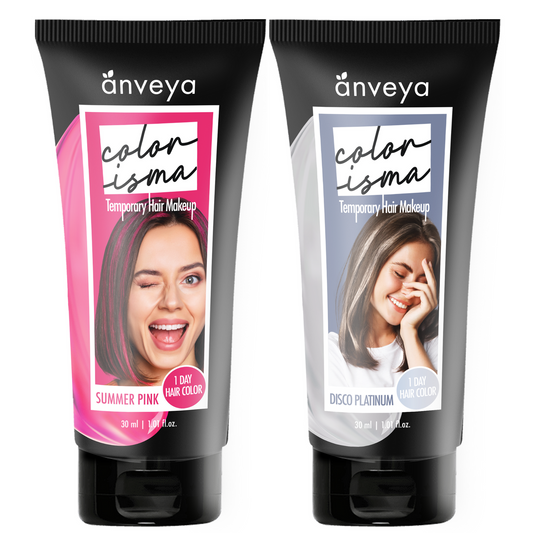 Anveya Colorisma Summer Pink & Disco Platinum Temporary Hair Color