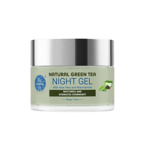 The Moms Co. Natural Green Tea Night Gel - 50g for Hydration & Skin Soothing