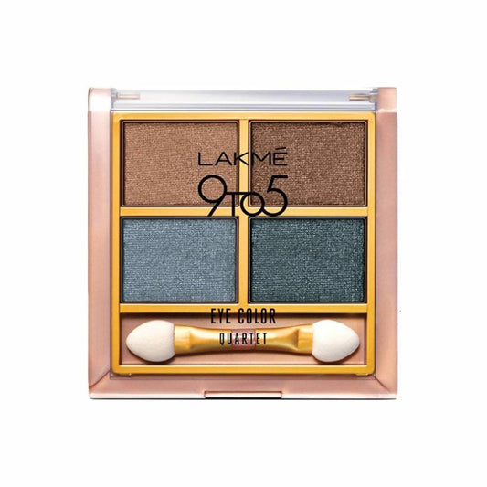 Lakme 9 To 5 Eye Color Quartet Eye Shadow  Smokey Glam - 7 gms