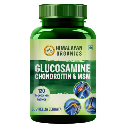 Himalayan Organics Glucosamine Chondroitin & MSM Vegetarian Tablets