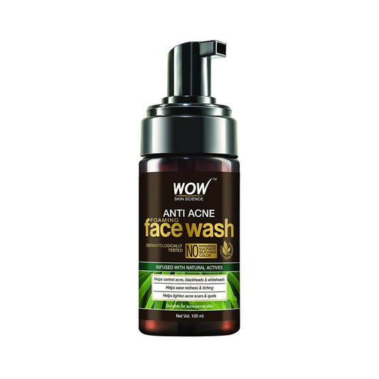 Wow Skin Science Anti Acne Foaming Face Wash - 100 ml