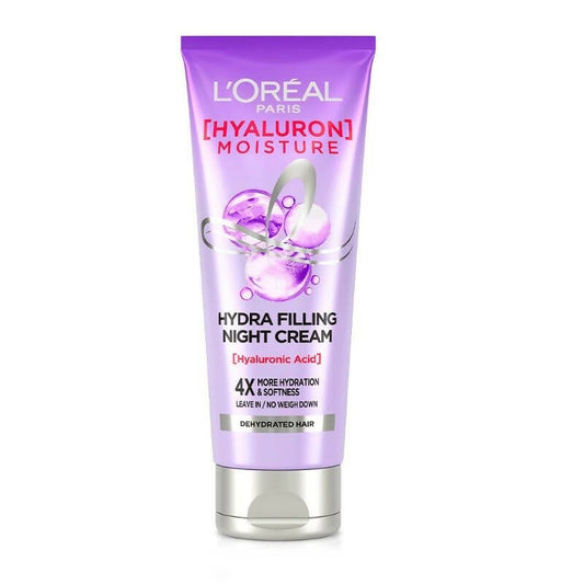 L'Oreal Paris Hyaluron Moisture Hydra Filling Night Cream Hair - 180 ml