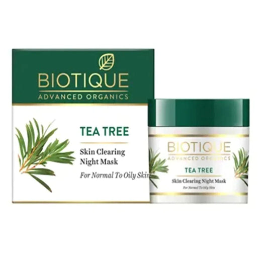 Biotique Advanced Organics Tea Tree Skin Clearing Night Mask - 50 gms