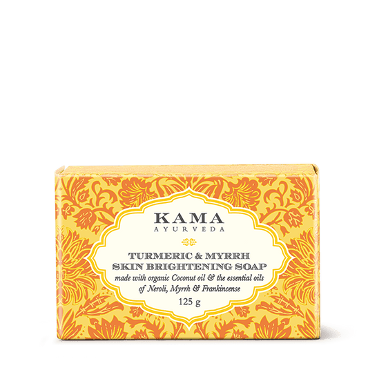 Kama Ayurveda Turmeric & Myrrh Skin Brightening Soap - 125 gms