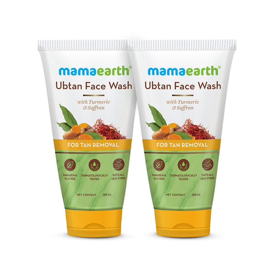 Mamaearth Ubtan Face Wash - Pack of 2