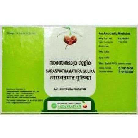 Vaidyaratnam Saraswathamathra Gulika