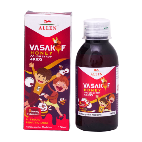 Allen Homeopathy Vasakof Honey Cough Syrup 4Kids