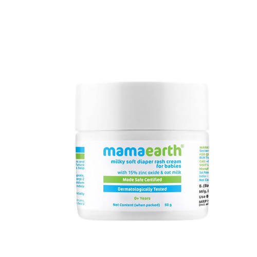 Mamaearth Milky Soft Diaper Rash Cream for Babies - 50 gms