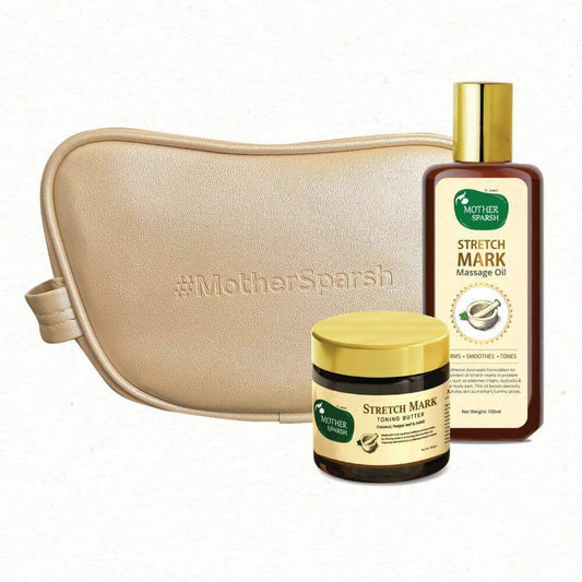 Mother Sparsh Stretch Mark Repair & Body Toning Kit - Combo Pack