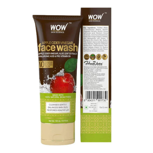 Wow Skin Science Apple Cider Vinegar Face Wash - 100 ml