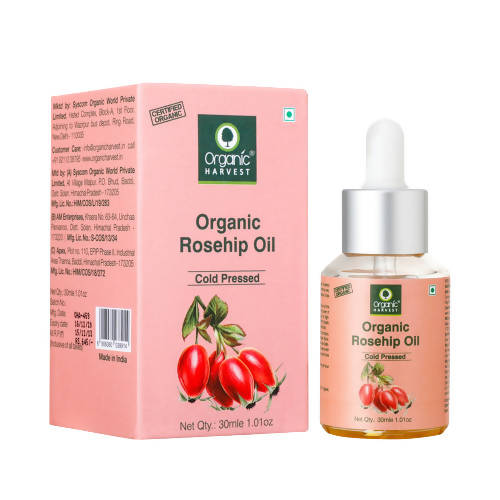 Organic Harvest Cold-Pressed Rosehip Seed Oil - 30 ml