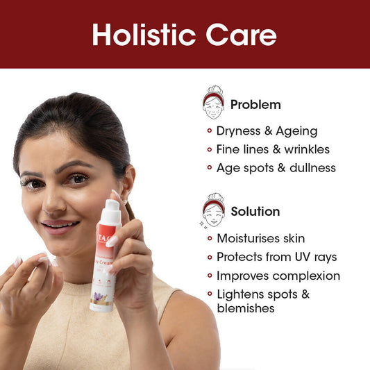 T.A.C - The Ayurveda Co. Kumkumadi Day Cream for Glowing Skin with SPF 20