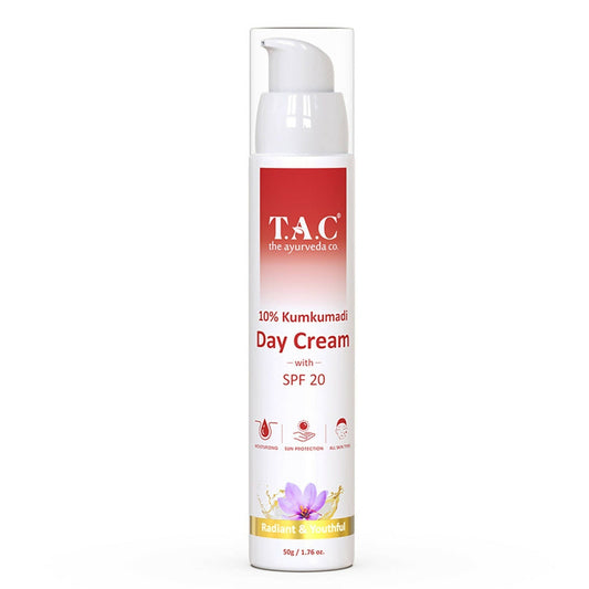 T.A.C - The Ayurveda Co. Kumkumadi Day Cream for Glowing Skin with SPF 20