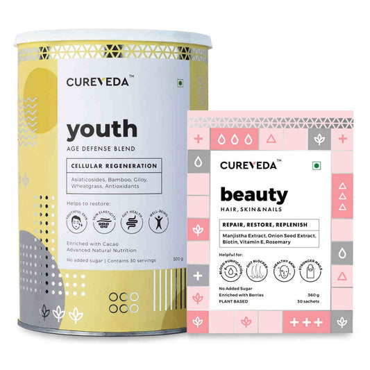 Cureveda Youth & Beauty Combo