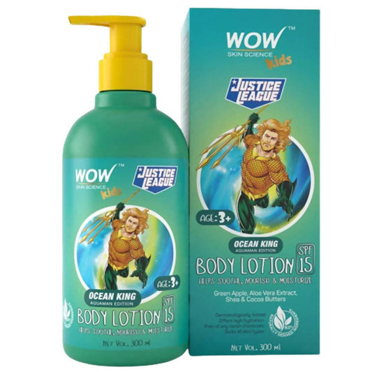 Wow Skin Science Kids Body Lotion - Ocean King Aquaman Edition - 300 ml