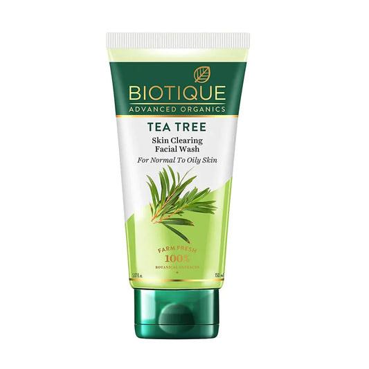 Biotique Advanced Organics Tea Tree Skin Clearing Facial Wash - 150 ml